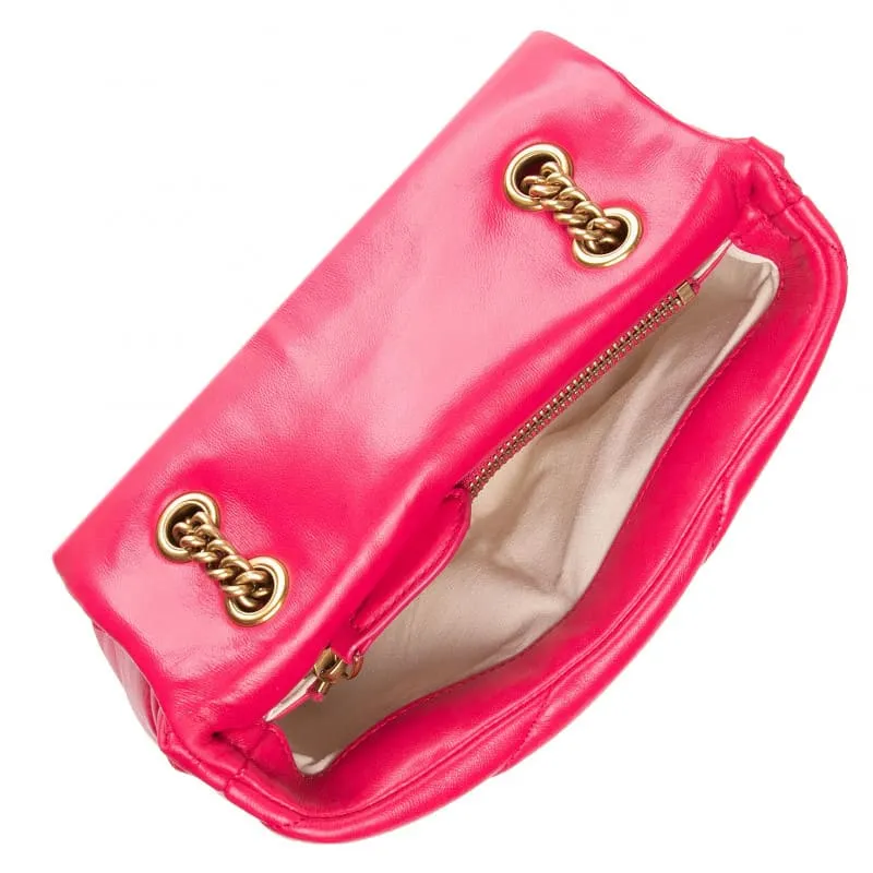 MINI LOVE BAG PUFF MAXI QUILT – magenta — фото 5