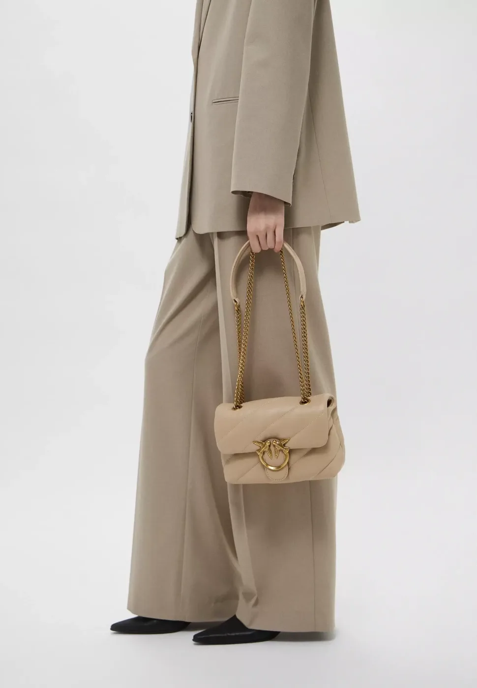 MINI LOVE BAG PUFF MAXI QUILT – sand — фото 2