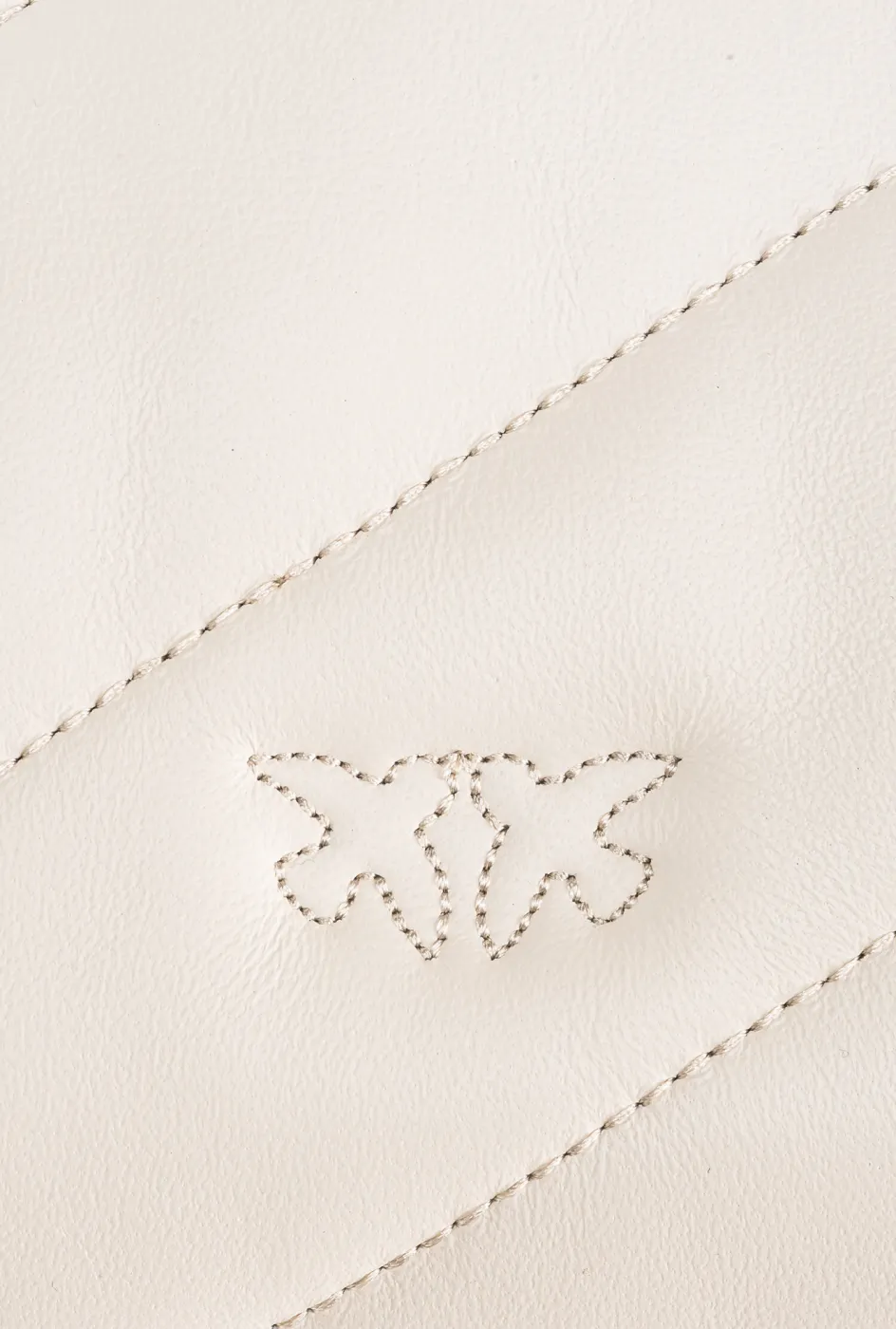 MINI LOVE BAG PUFF MAXI QUILT – white gold — фото 7