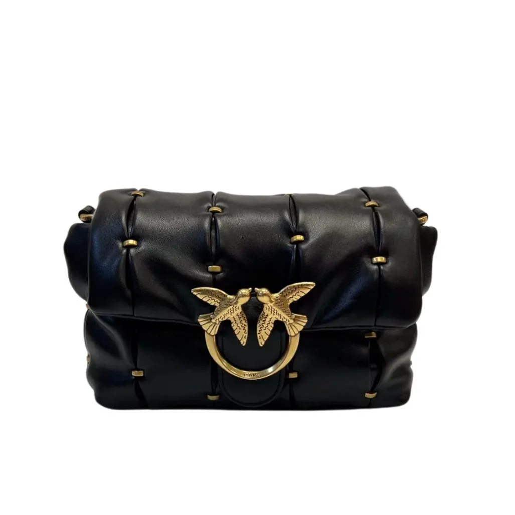 MINI LOVE BAG PUFF PINCHED - black — фото 1