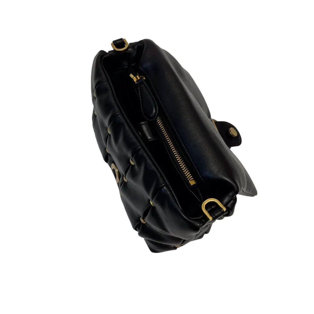 MINI LOVE BAG PUFF PINCHED - black — фото 2