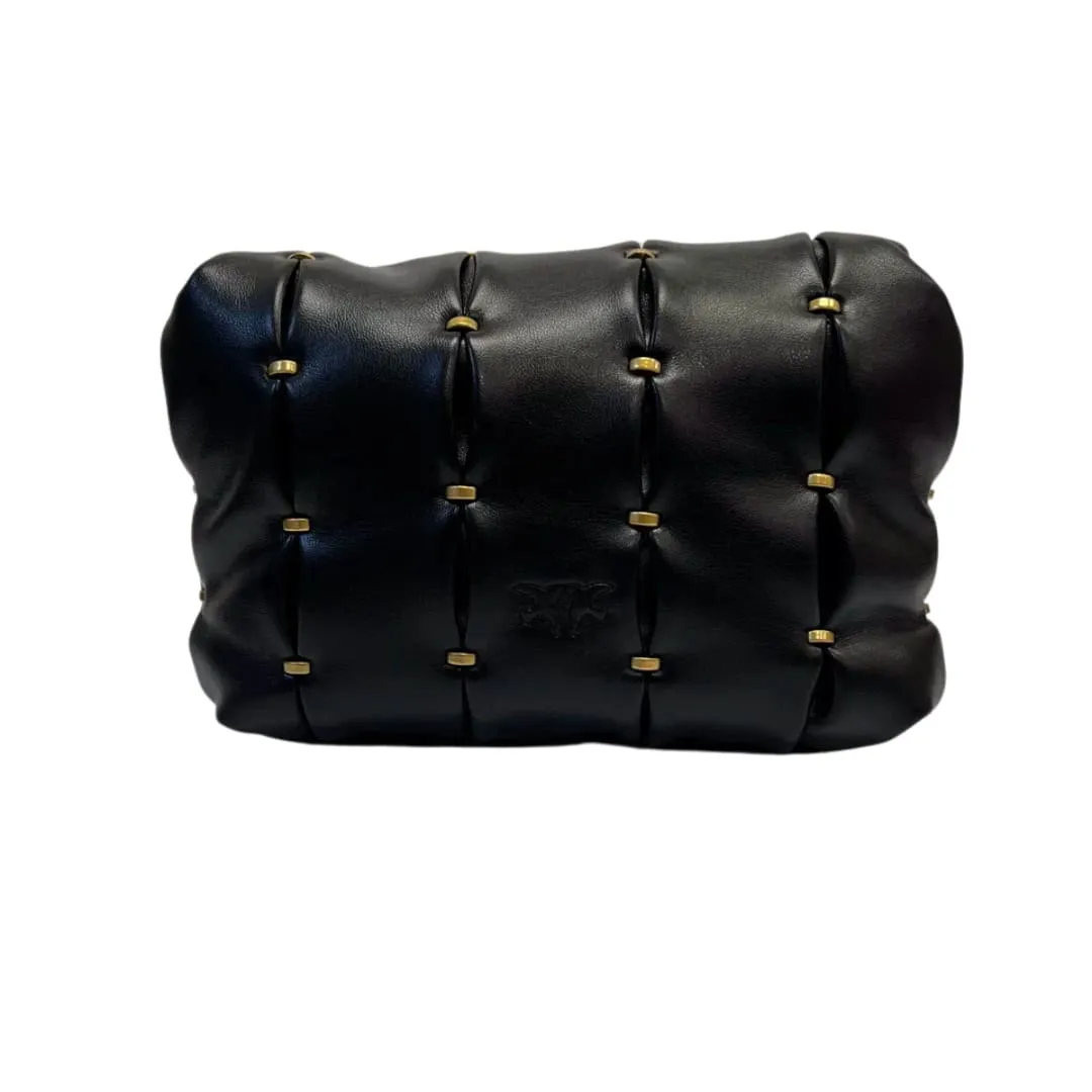 MINI LOVE BAG PUFF PINCHED – black — фото 2