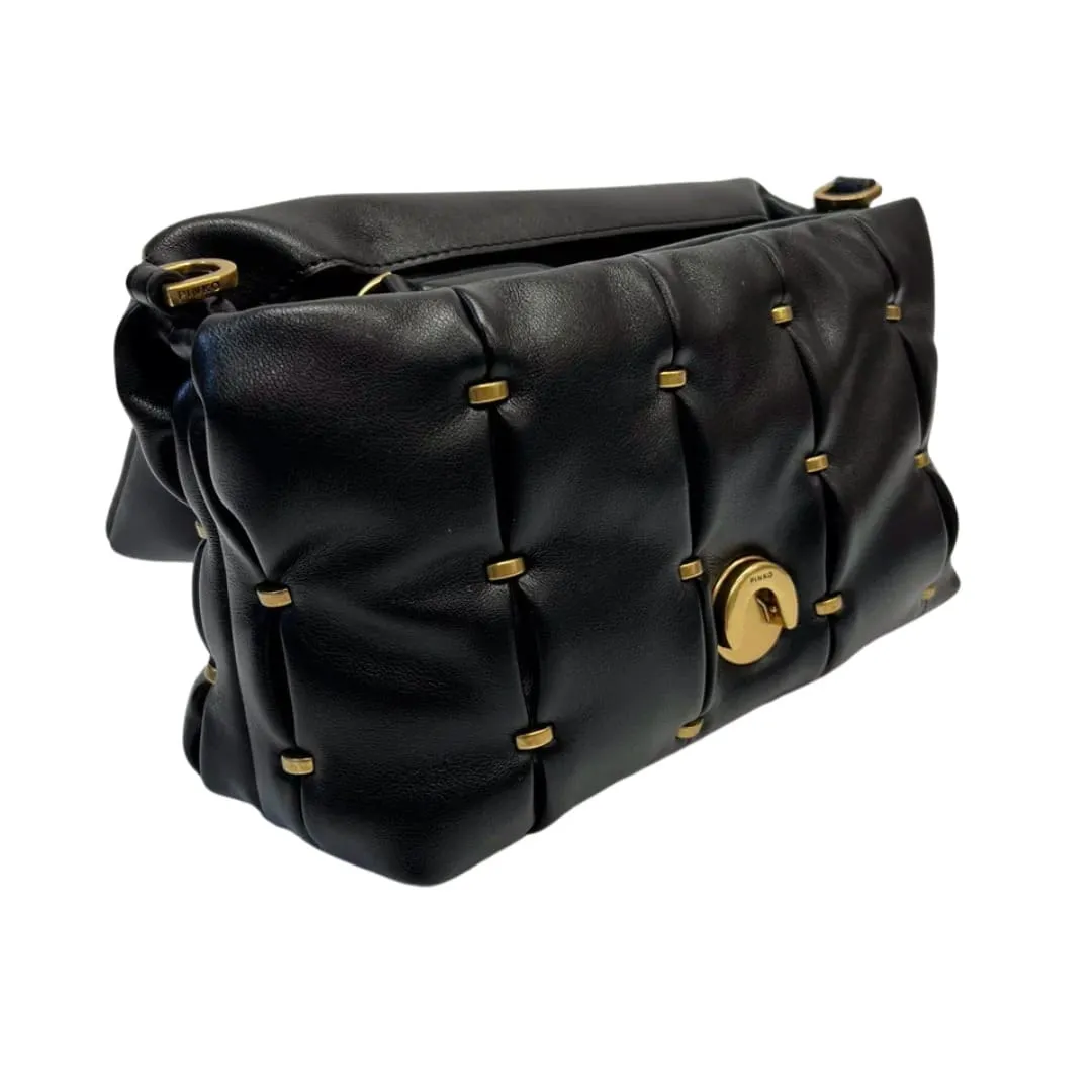 MINI LOVE BAG PUFF PINCHED – black — фото 3