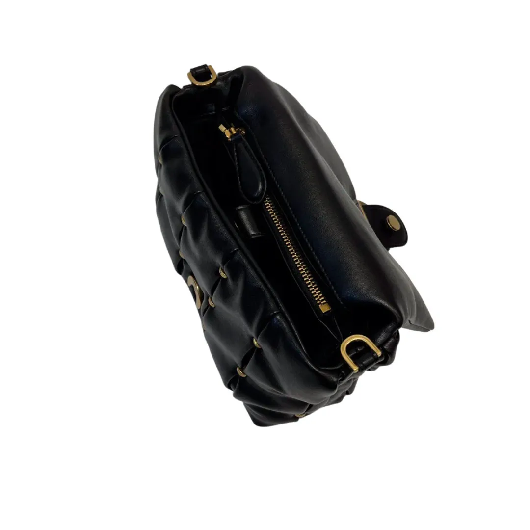 MINI LOVE BAG PUFF PINCHED – black — фото 5
