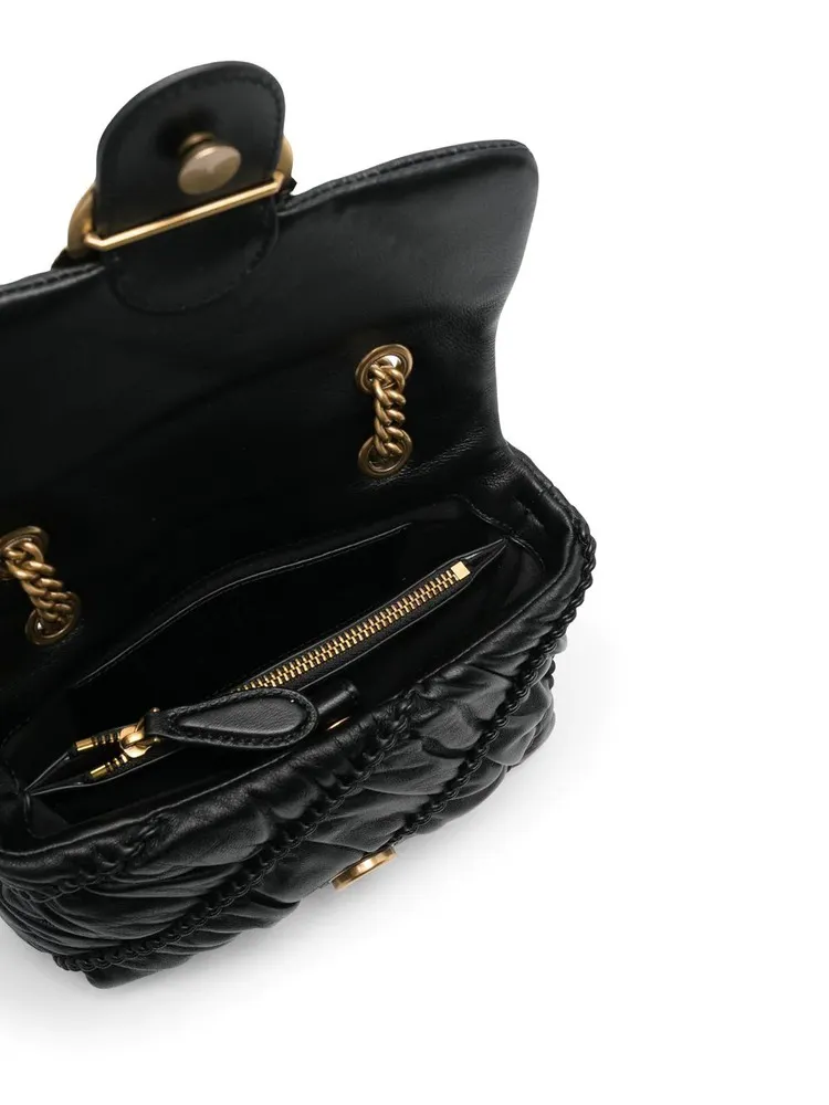 MINI LOVE BAG PUFF RUFFLE – black — фото 5
