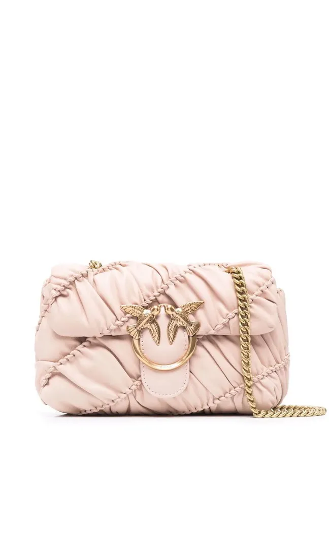 MINI LOVE BAG PUFF RUFFLE – dusty pink — фото 1