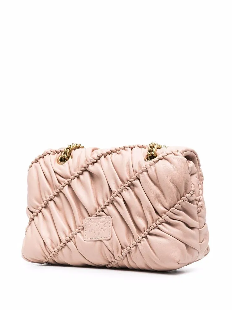 MINI LOVE BAG PUFF RUFFLE – dusty pink — фото 4