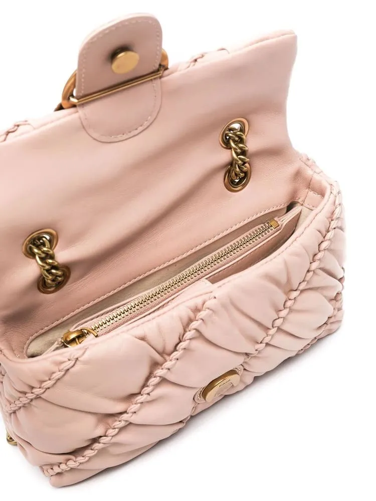 MINI LOVE BAG PUFF RUFFLE – dusty pink — фото 5