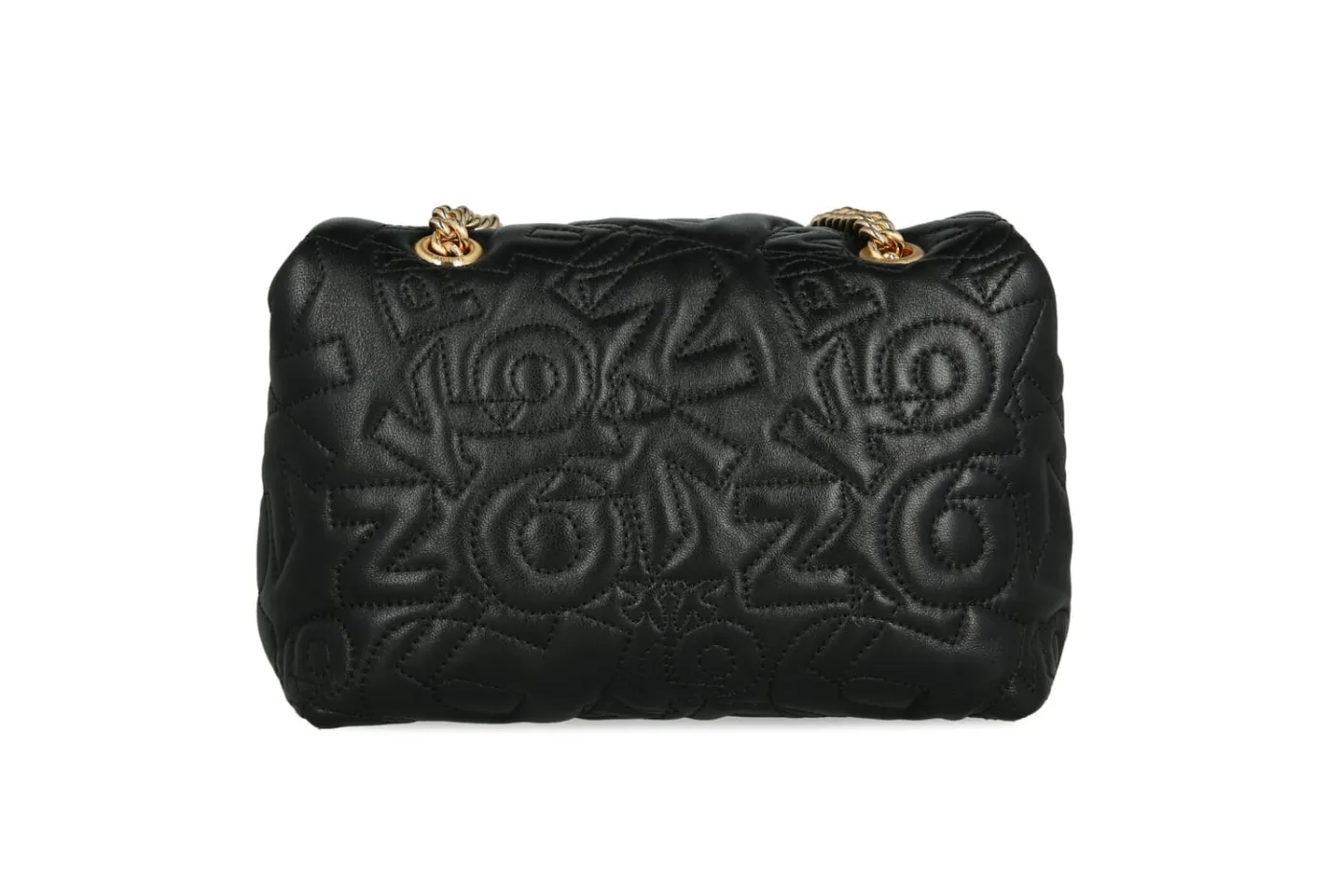 MINI LOVE BAG PUFF STITCHED LOGO – black — фото 4