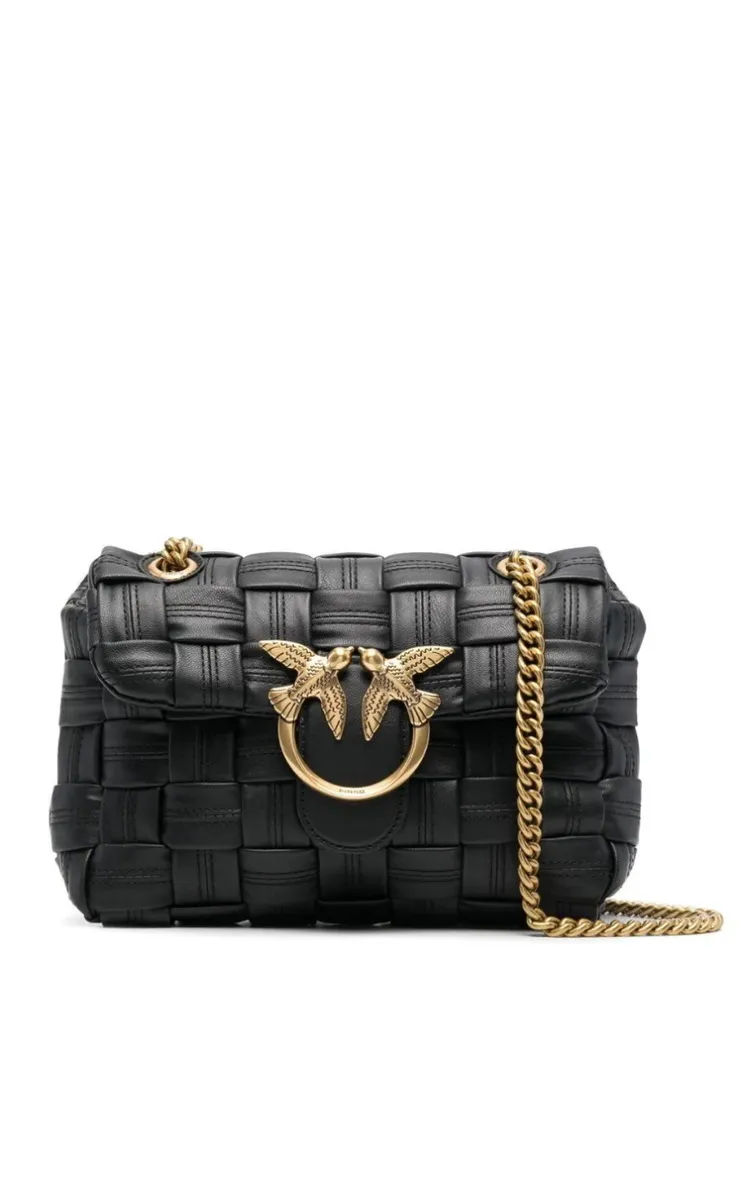 MINI LOVE BAG PUFF WAVE – black — фото 1