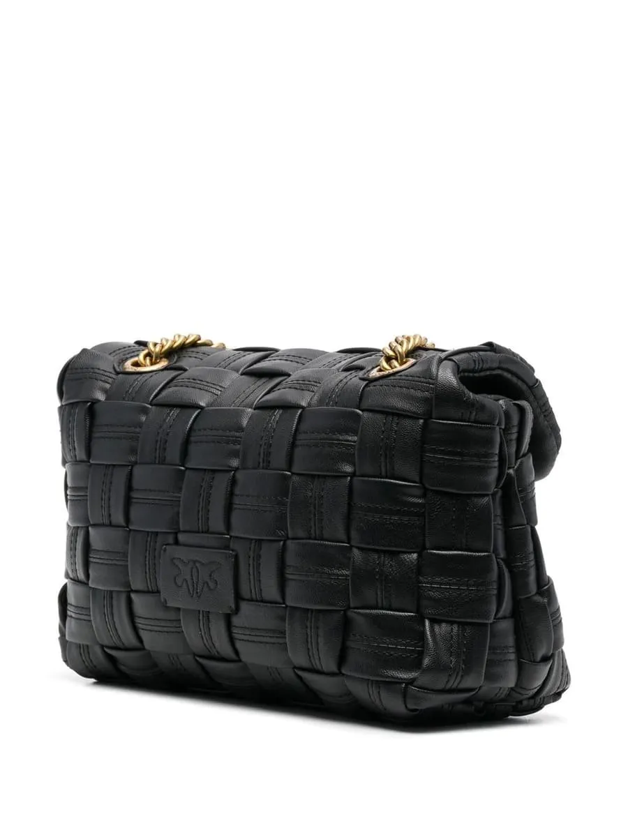 MINI LOVE BAG PUFF WAVE – black — фото 4