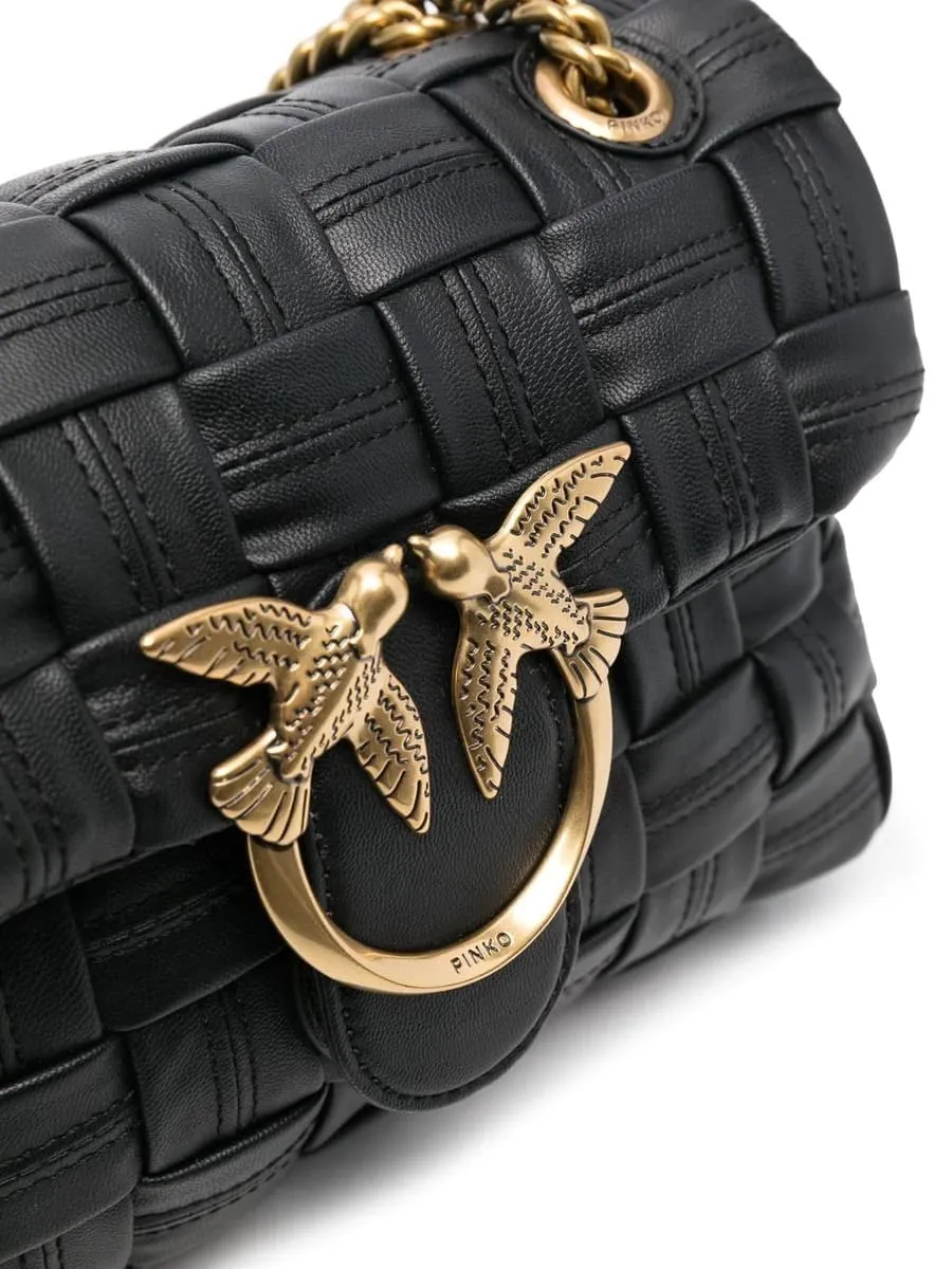 MINI LOVE BAG PUFF WAVE – black — фото 5