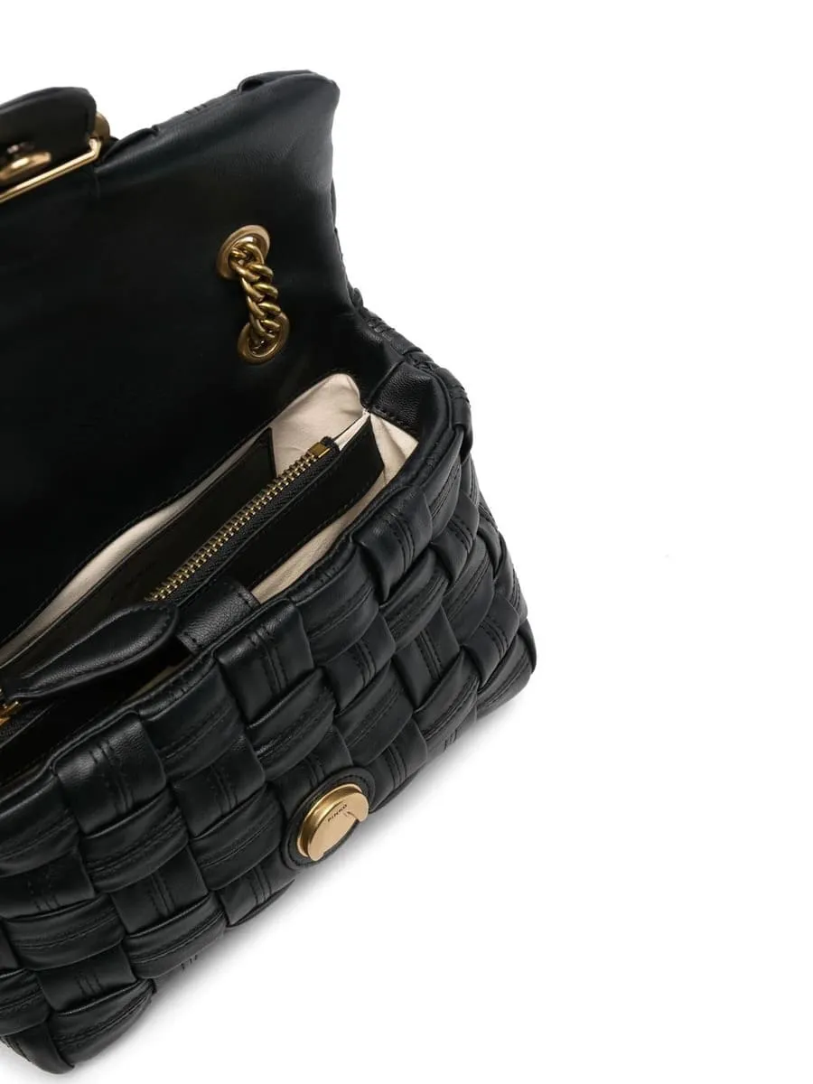 MINI LOVE BAG PUFF WAVE – black — фото 6