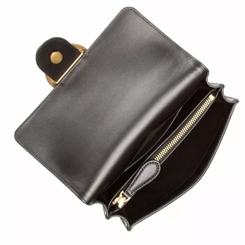 MINI LOVE BAG SIMPLY - black/gold — фото 5