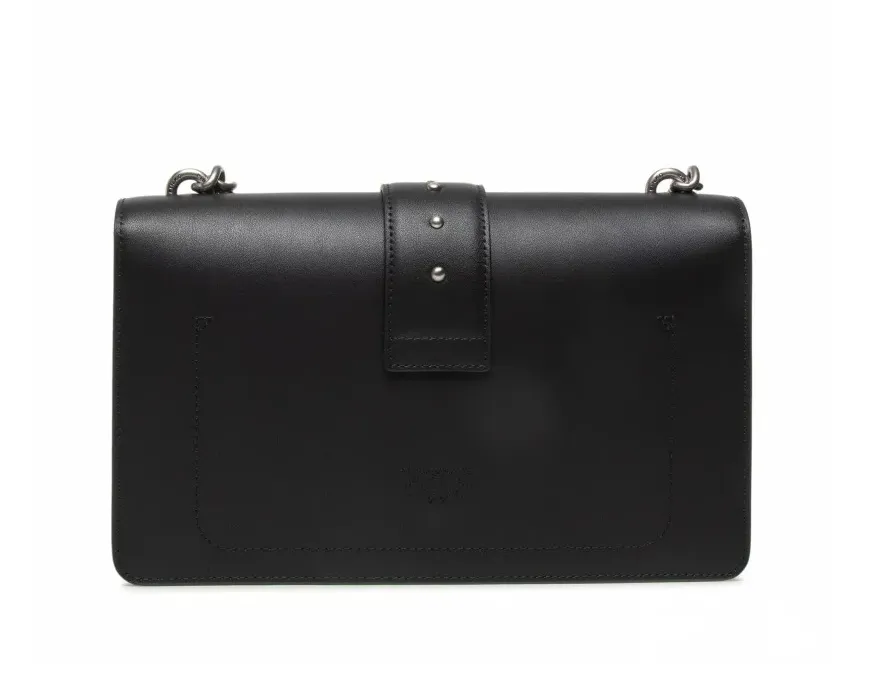 MINI LOVE BAG SIMPLY - black/silver — фото 3