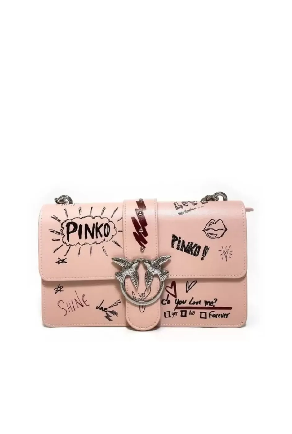 MINI LOVE BAG SIMPLY GRAFFITI - pink — фото 1