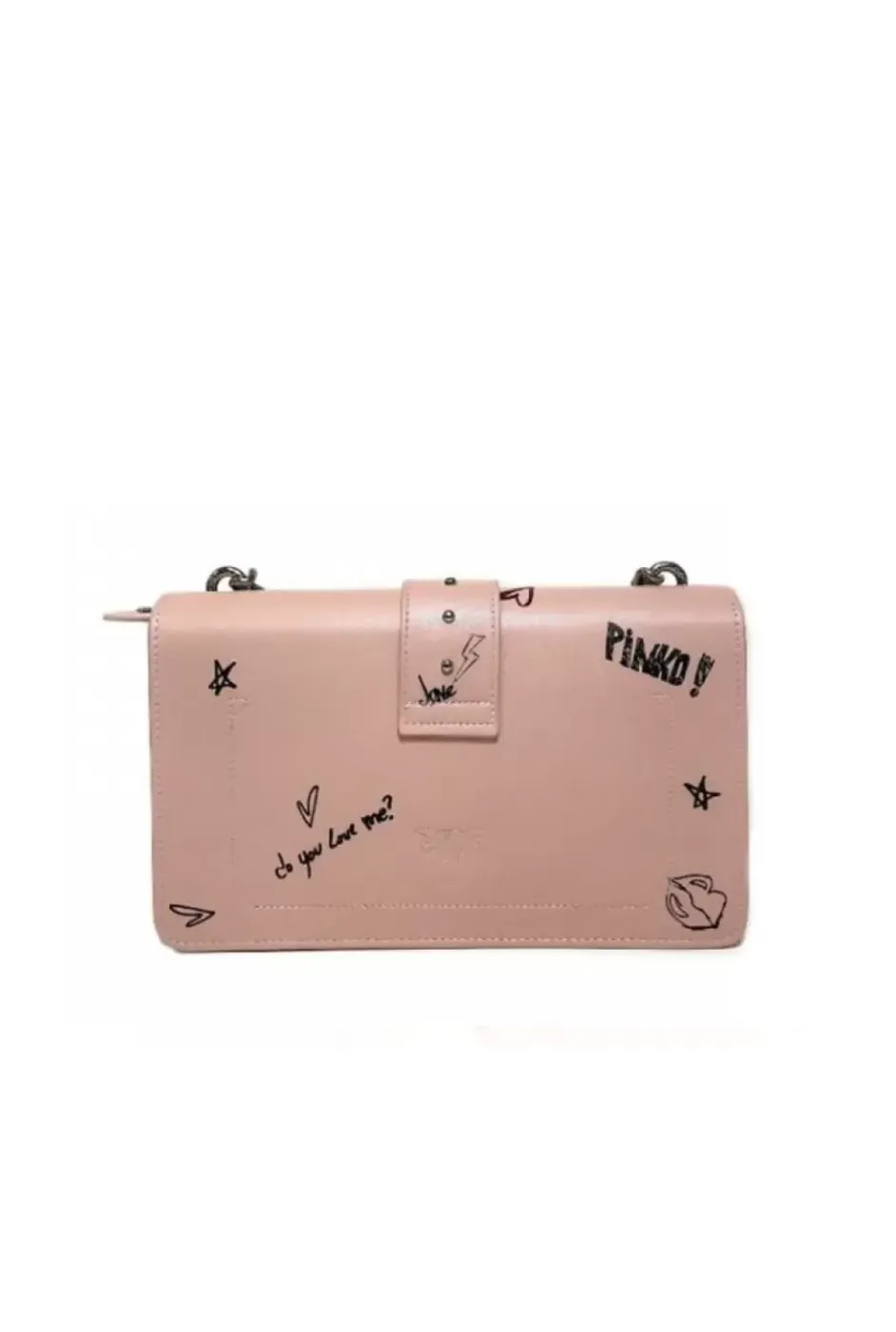 MINI LOVE BAG SIMPLY GRAFFITI - pink — фото 2