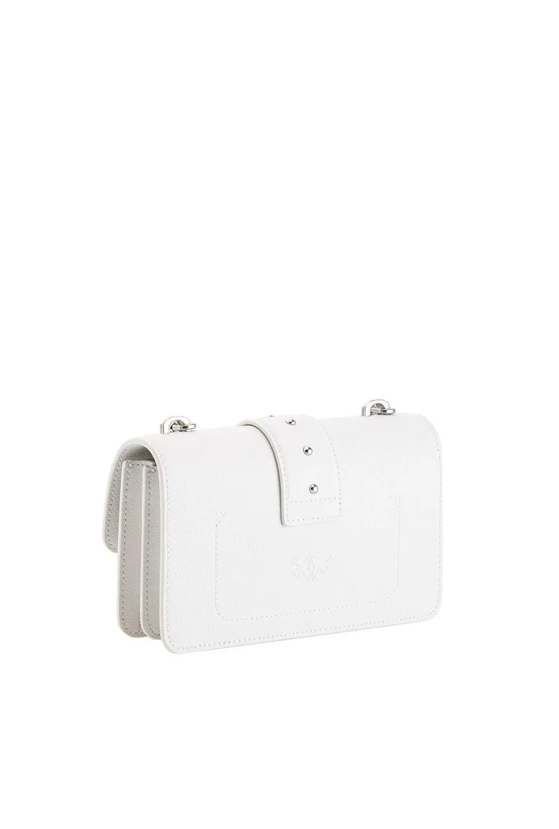 MINI LOVE BAG SIMPLY ROUGH - white — фото 3