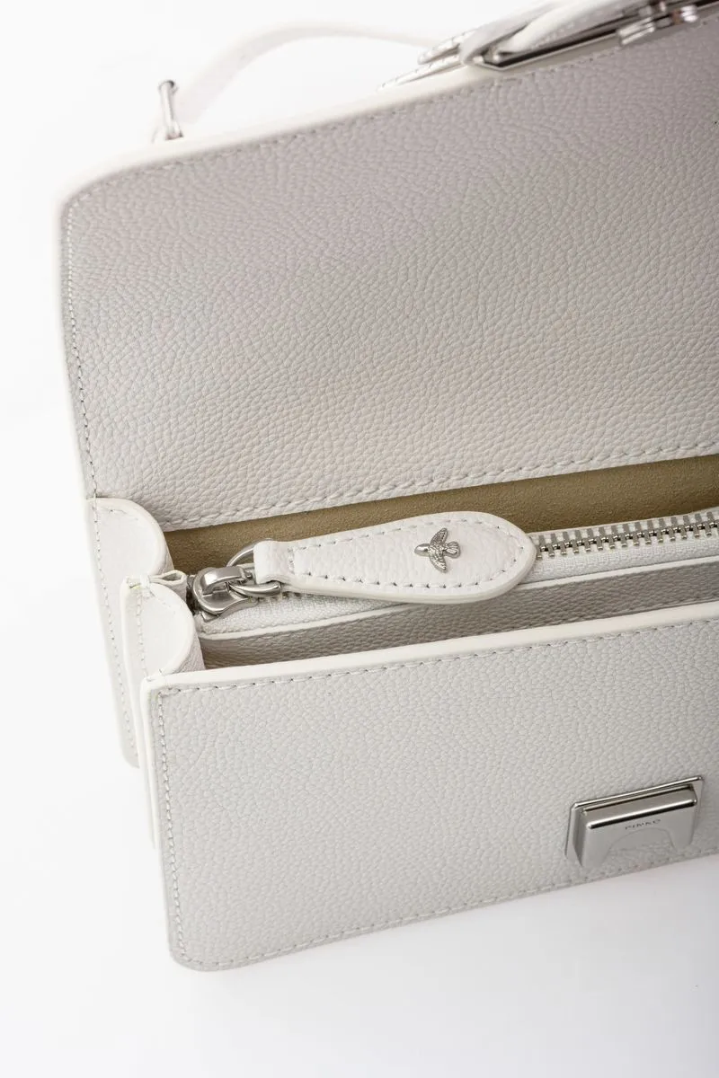 MINI LOVE BAG SIMPLY ROUGH - white — фото 4