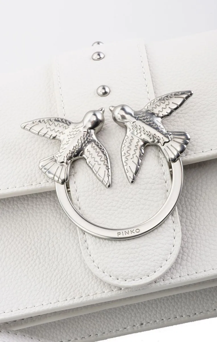 MINI LOVE BAG SIMPLY ROUGH - white — фото 6