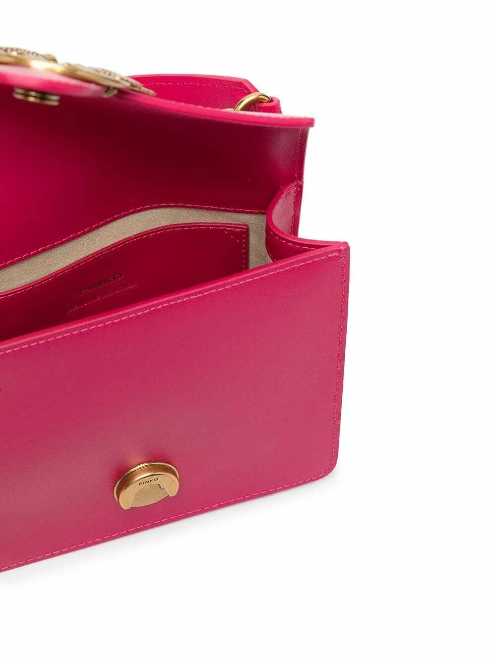 MINI LOVE BAG TOP HANDLE LOVE - fuchsia — фото 4