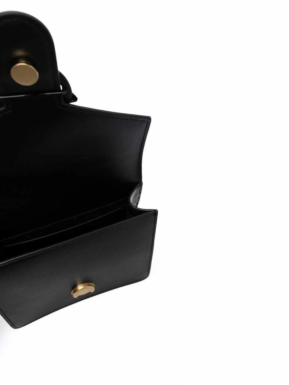 MINI LOVE BAG TOP HANDLE MAXI CHAIN – black — фото 4