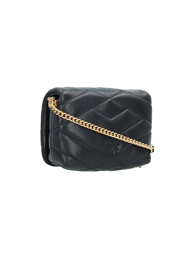 MINI LOVE CLICK PUFF GRAPHIC QUILTED - black — фото 2