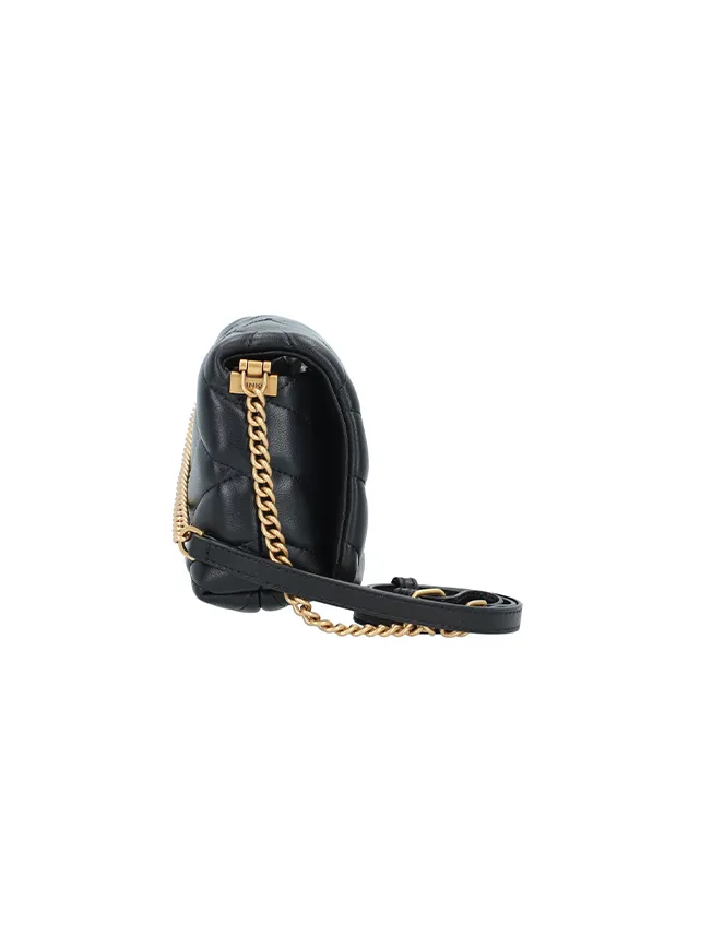 MINI LOVE CLICK PUFF GRAPHIC QUILTED - black — фото 3