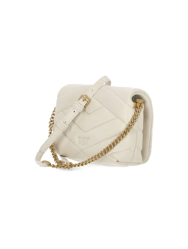MINI LOVE CLICK PUFF GRAPHIC QUILTED - white — фото 2