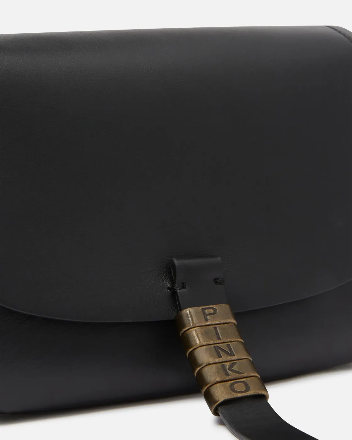 MINI METAL SADDLE BAG - black — фото 4
