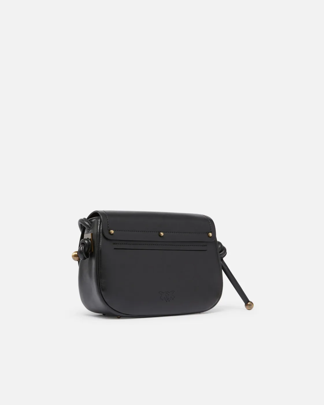 MINI METAL SADDLE BAG - black — фото 5