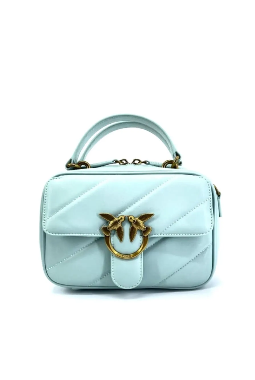 MINI SQUARE BAG MAXI QUILT – mint — фото 1