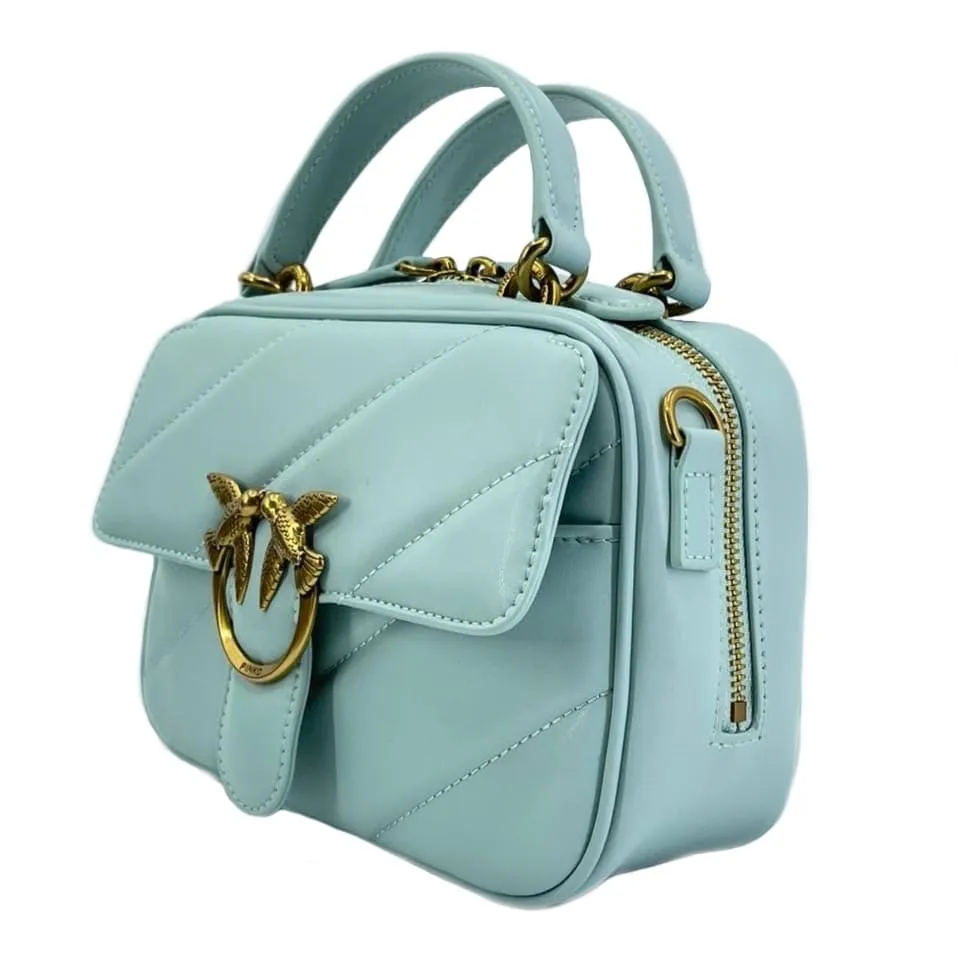 MINI SQUARE BAG MAXI QUILT – mint — фото 2