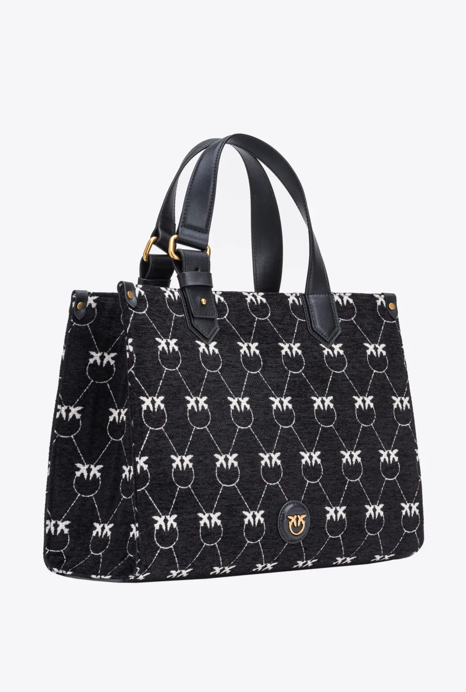 MONOGRAM JACQUARD SHOPPER BOX BAG — фото 3