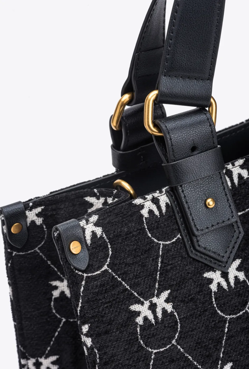 MONOGRAM JACQUARD SHOPPER BOX BAG — фото 4