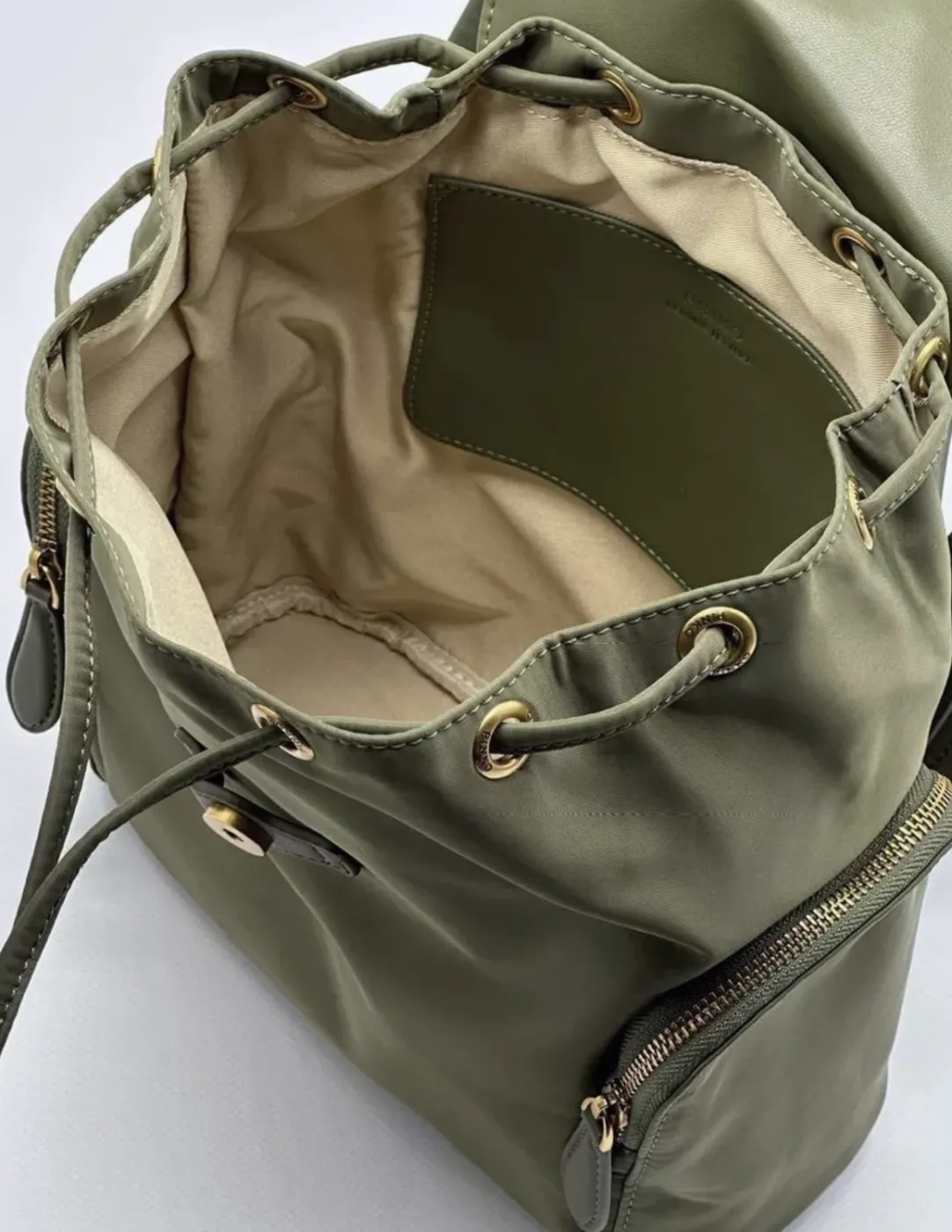 RECYCLED BACKPACK PINKO - green — фото 3