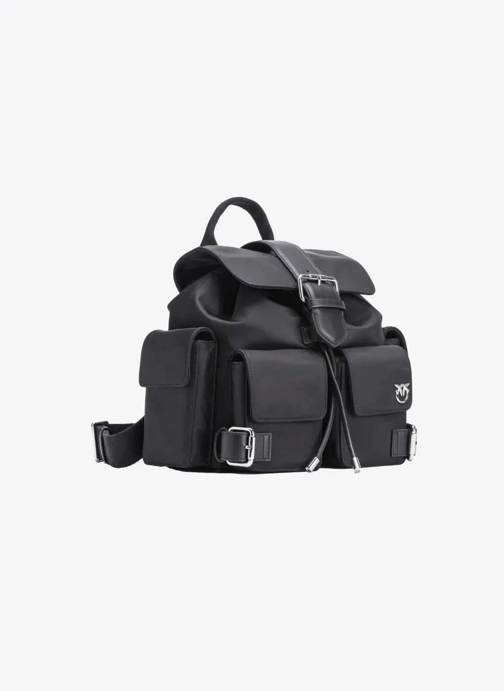 RECYCLED FABRIC BACKPACK - black — фото 3