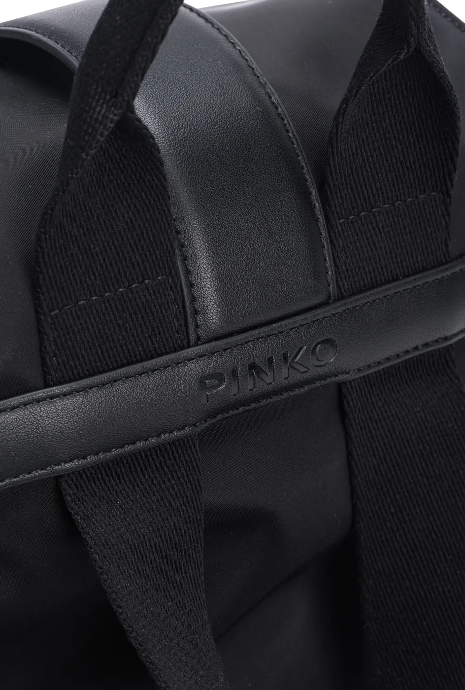 RECYCLED FABRIC BACKPACK - black — фото 5