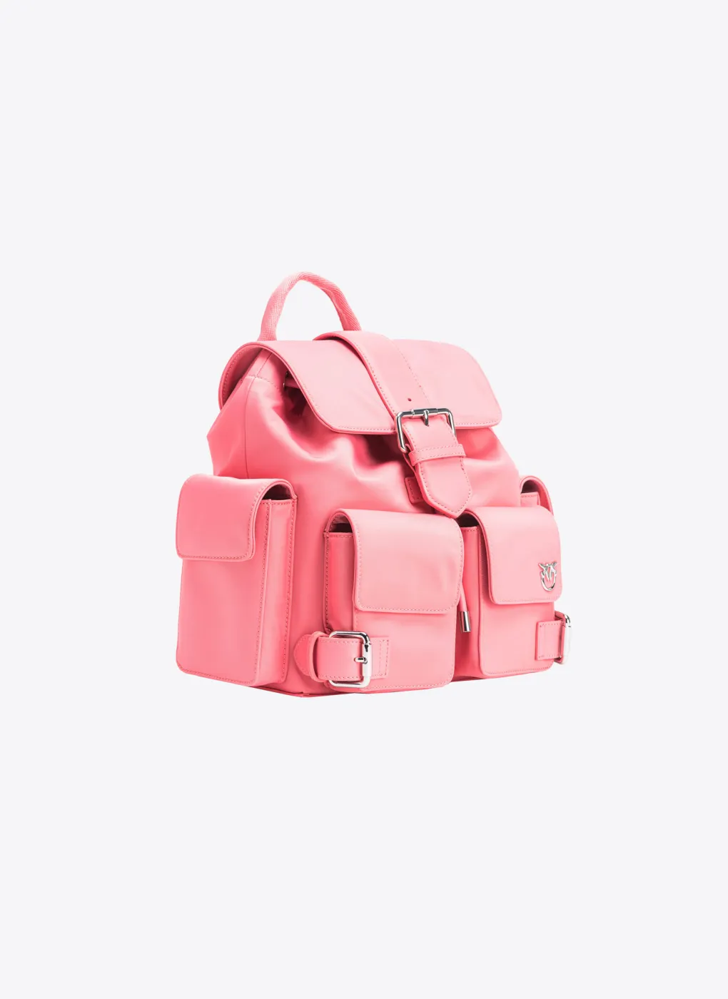 RECYCLED FABRIC BACKPACK - pink — фото 3