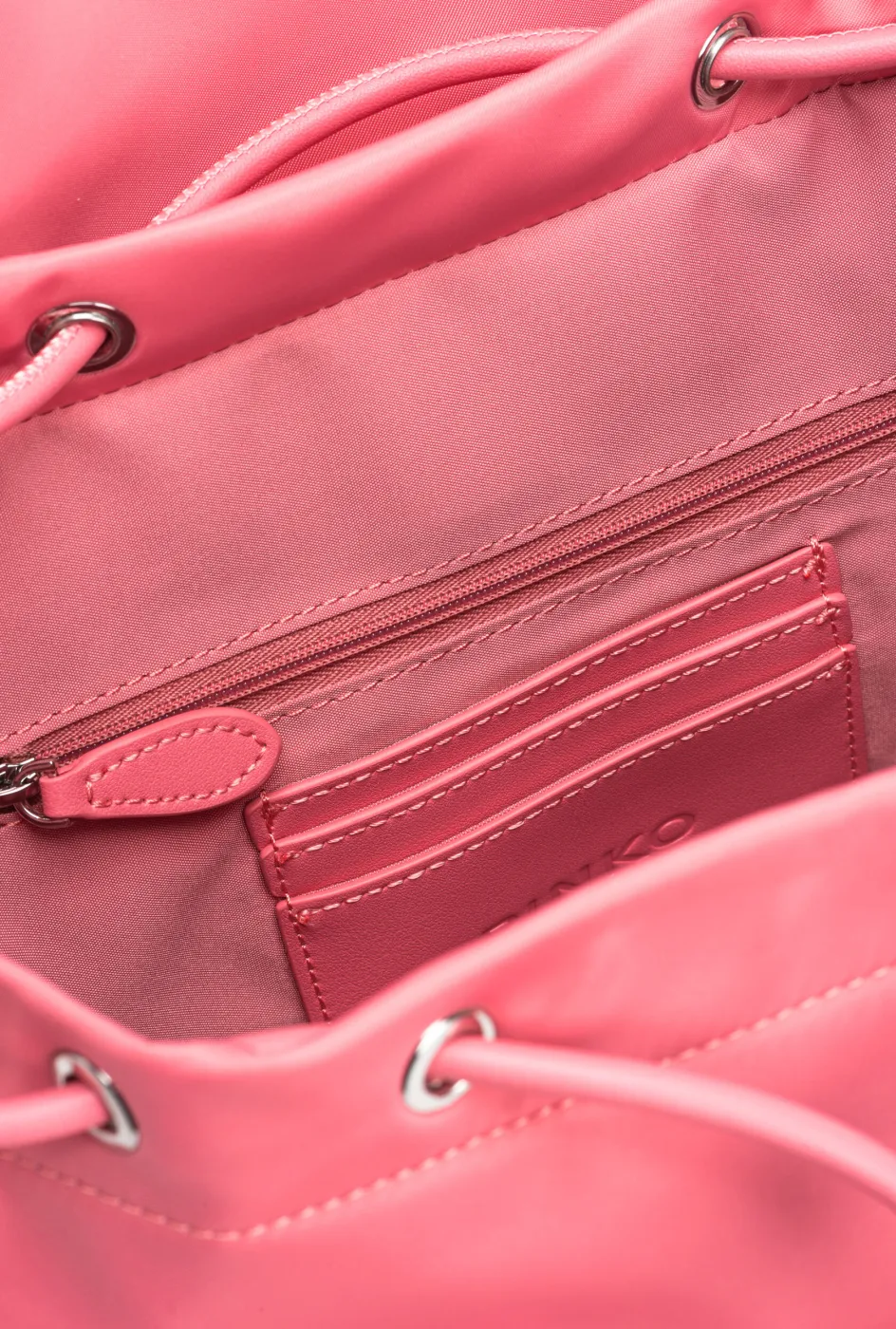 RECYCLED FABRIC BACKPACK - pink — фото 7